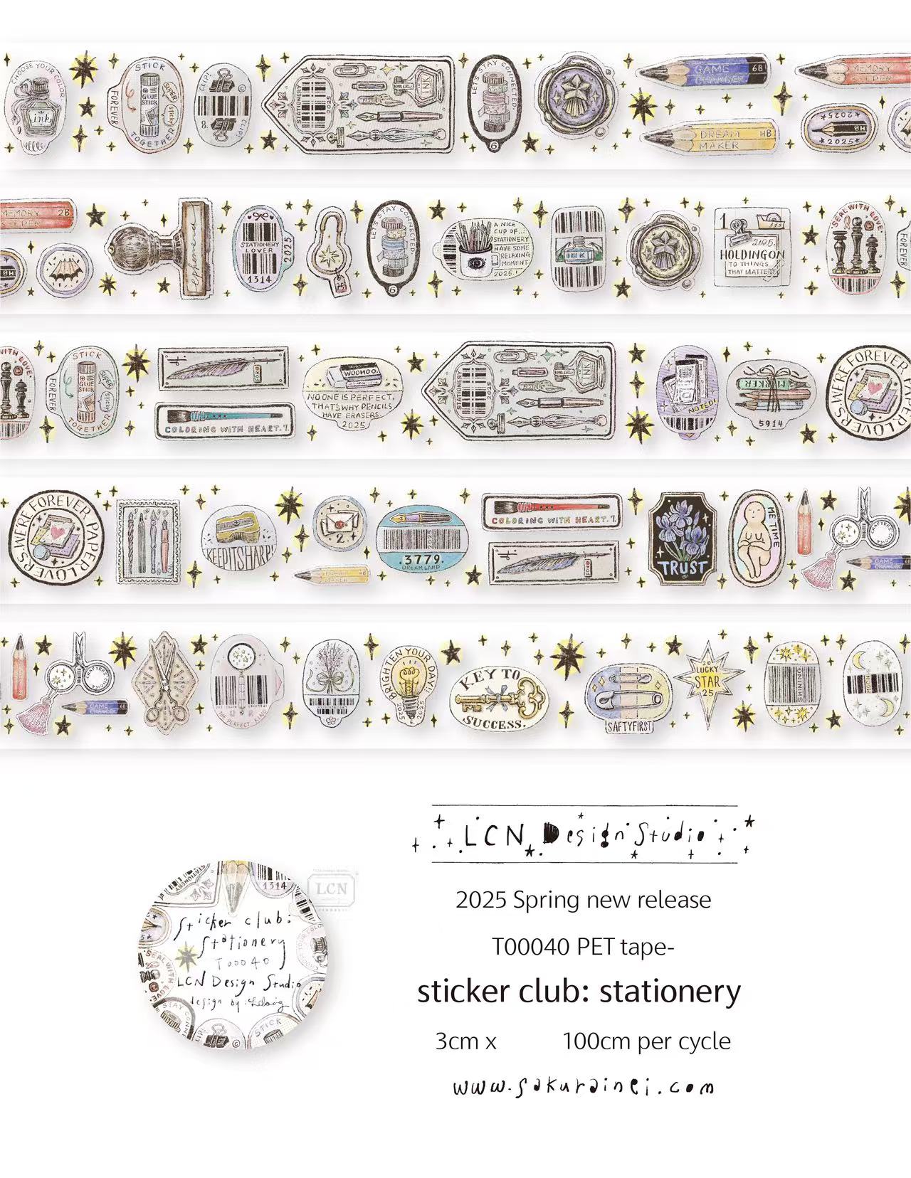 1 Döngü LCN Vintage Etiket Kul - Washi Tape Set incelemesi ve fiyatı