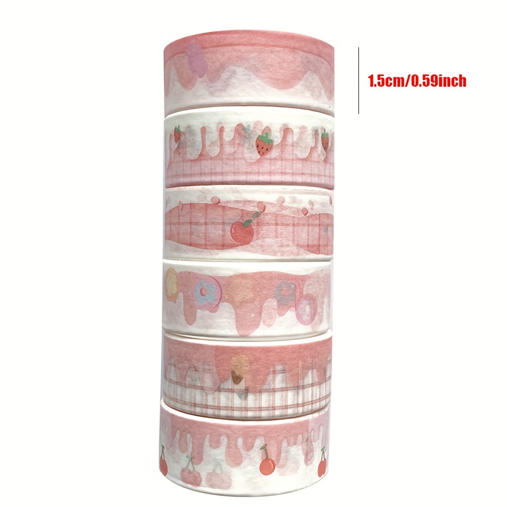 6 rulo/set Rastgele Renk Manza - Washi Tape Set incelemesi ve fiyatı