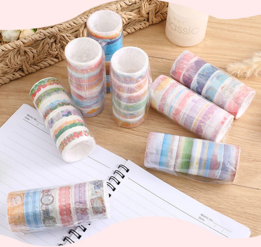 6 rulo/set Rastgele Renk Manza - Washi Tape Set incelemesi ve fiyatı