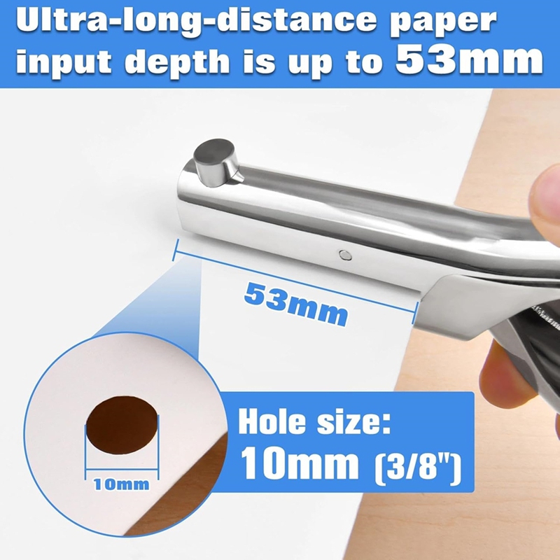 Derin Delikli Ağır Hizmet Tipi - Paper Punch 3 Hole incelemesi ve fiyatı