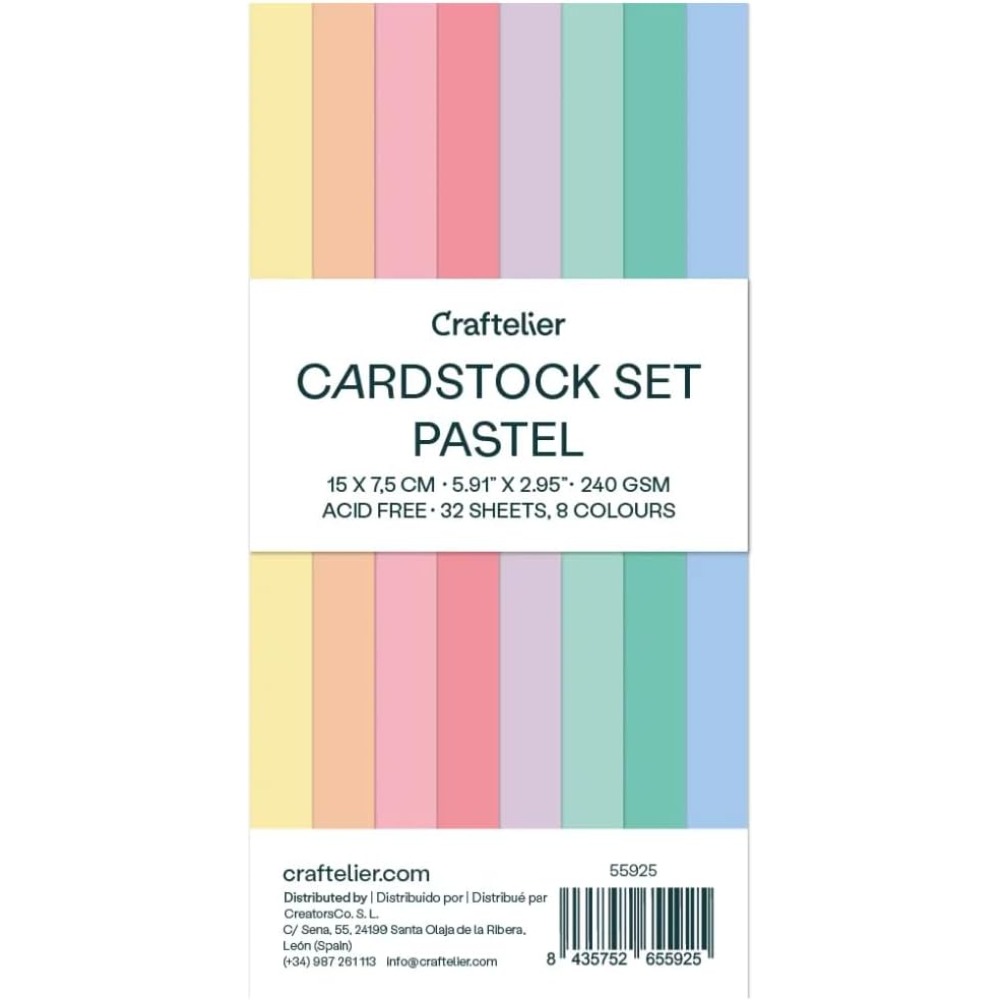 Pastel Renkli Kart Stoğu Kağıt - Cardstock Paper Pack incelemesi ve fiyatı