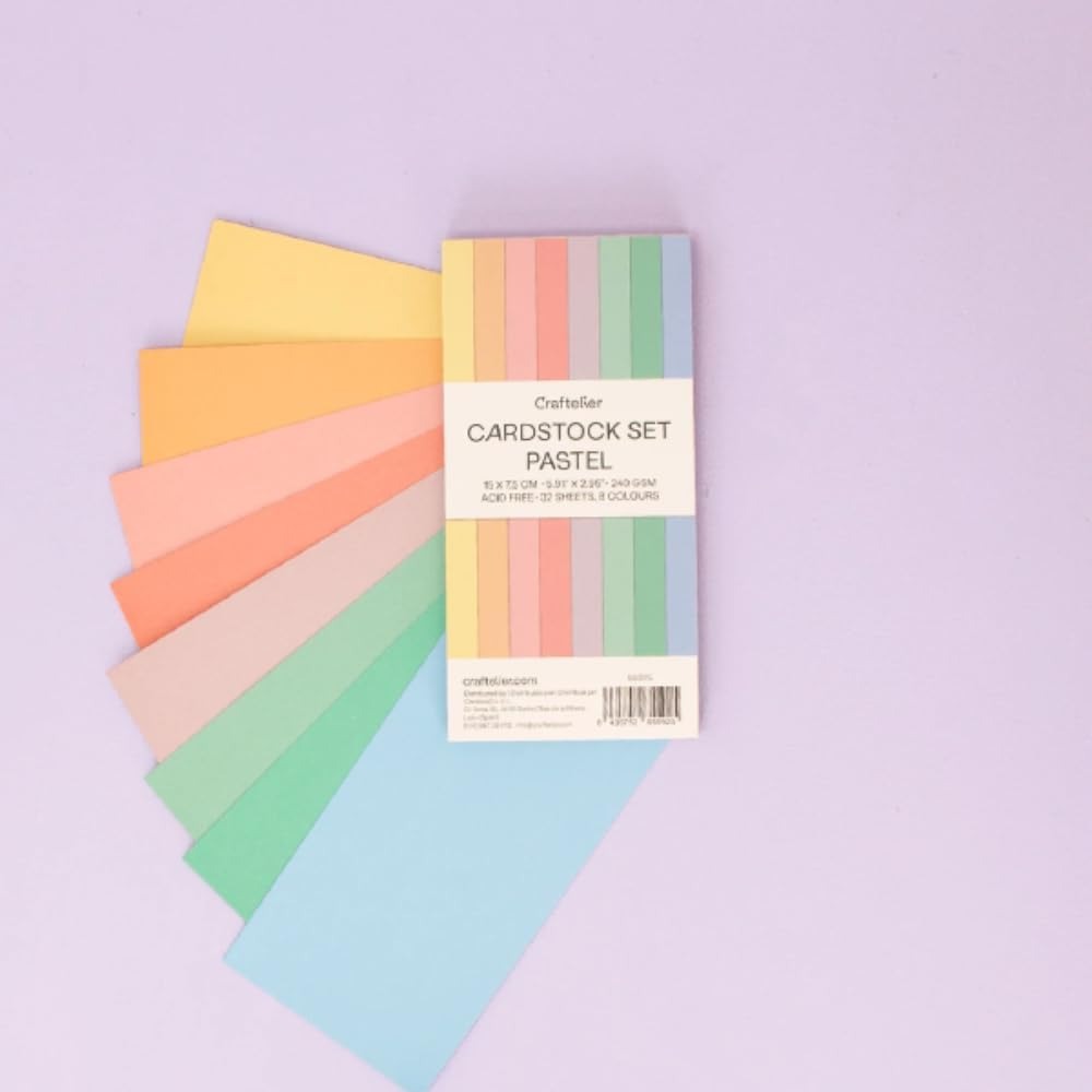 Pastel Renkli Kart Stoğu Kağıt - Cardstock Paper Pack incelemesi ve fiyatı