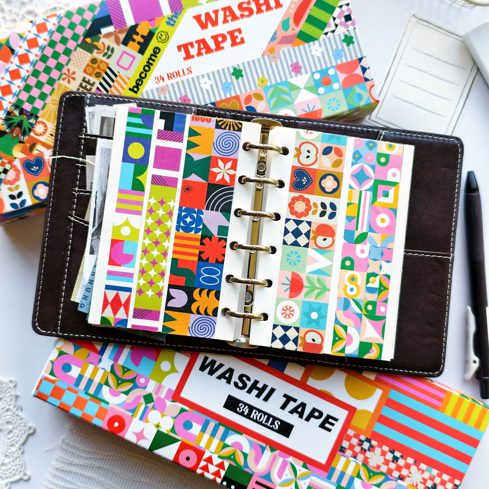 Rastgele Kaplama 34 Rulo Estet - Washi Tape Set incelemesi ve fiyatı