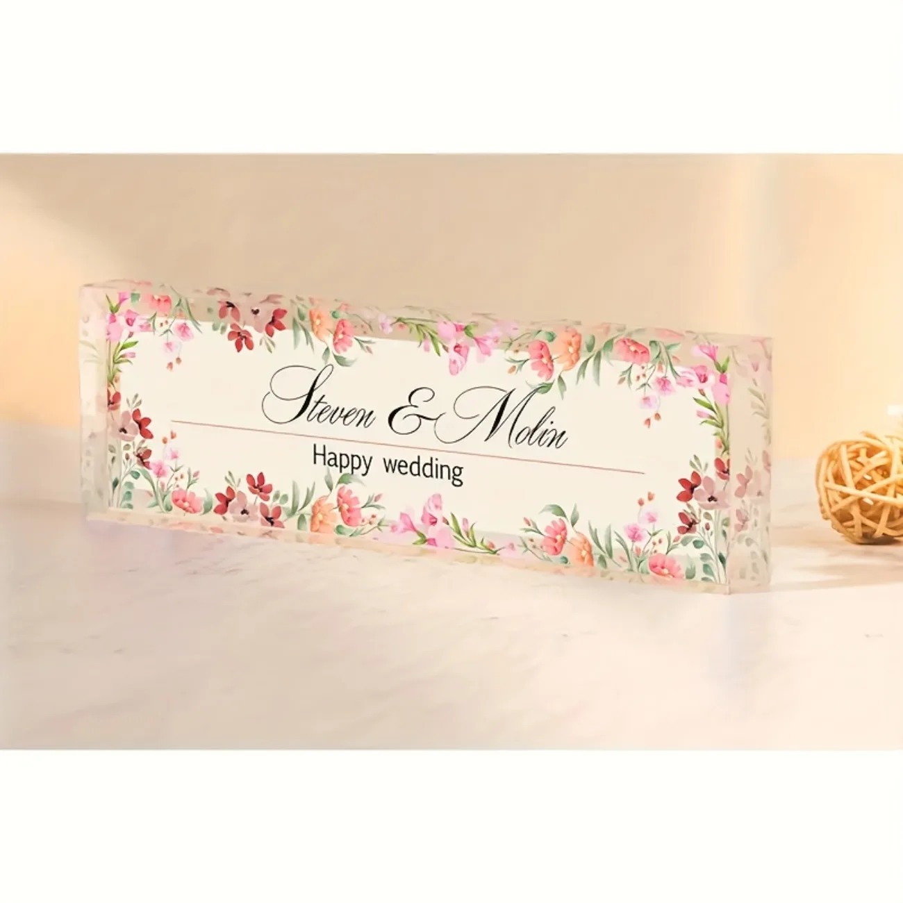 Kişiselleştirilebilir 2D Akril - Desk Name Plate incelemesi ve fiyatı