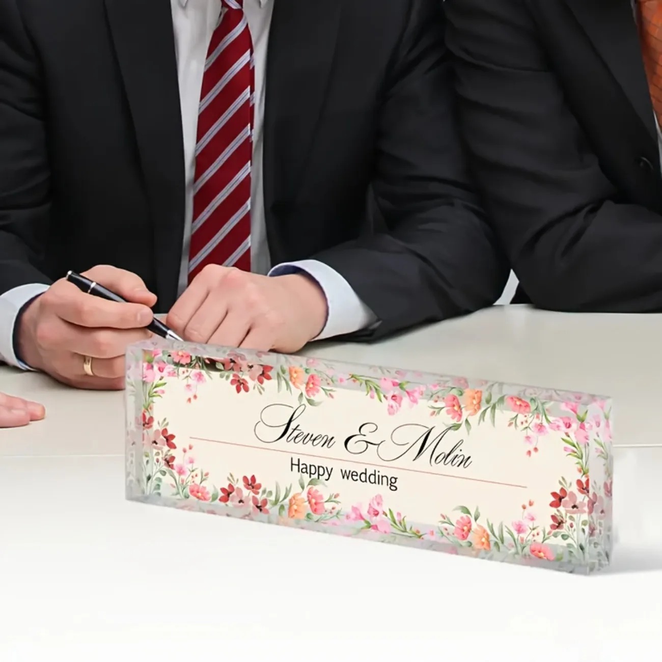 Kişiselleştirilebilir 2D Akril - Desk Name Plate incelemesi ve fiyatı